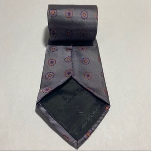 Ermenegildo Zegna tie grayish purple geometric
